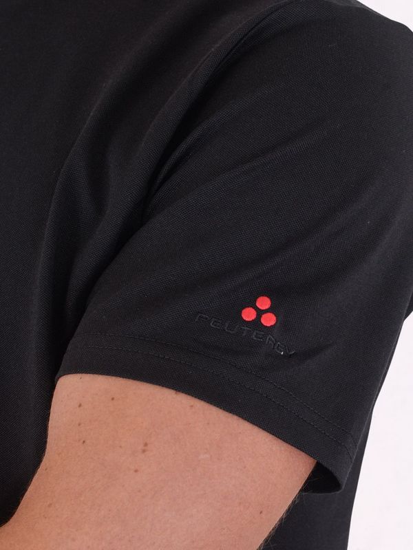4. T-Shirt uomo Peuterey in misto cotone e seta Nero Peuterey peu547099012182
