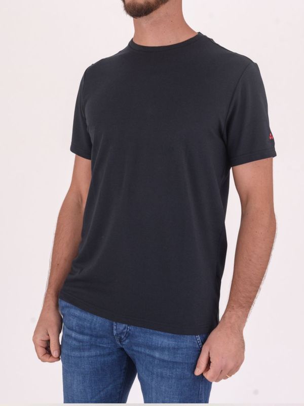 2. T-Shirt uomo Peuterey in misto cotone e seta Blu Peuterey peu547099012182