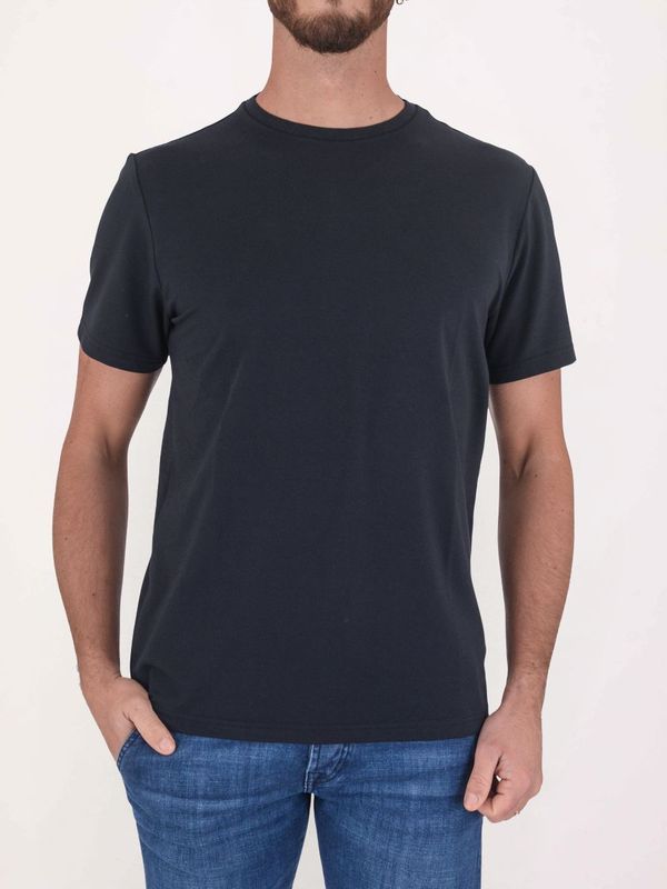 T-Shirt uomo Peuterey in misto cotone e seta Blu Peuterey