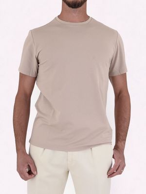 1. T-Shirt uomo Peuterey in misto cotone e seta Beige