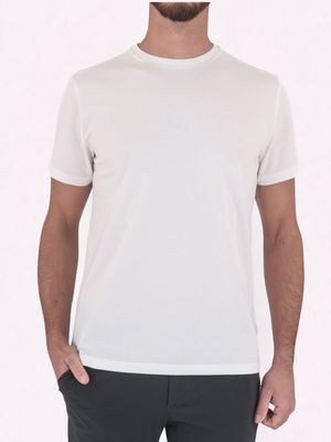1. Peuterey men's T-shirt in cotton and silk blend White