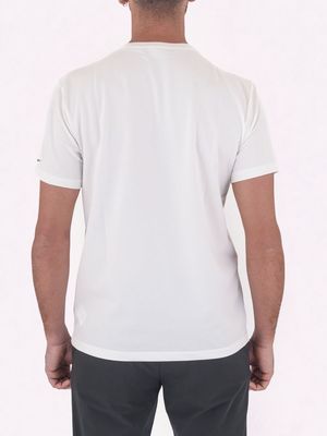3. Peuterey men's T-shirt in cotton and silk blend White