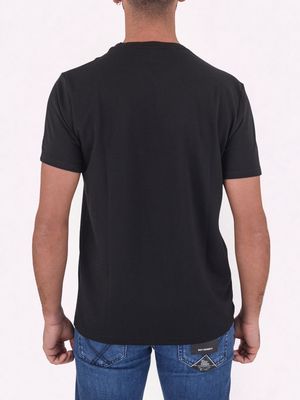3. T-Shirt uomo Peuterey in misto cotone e seta Nero