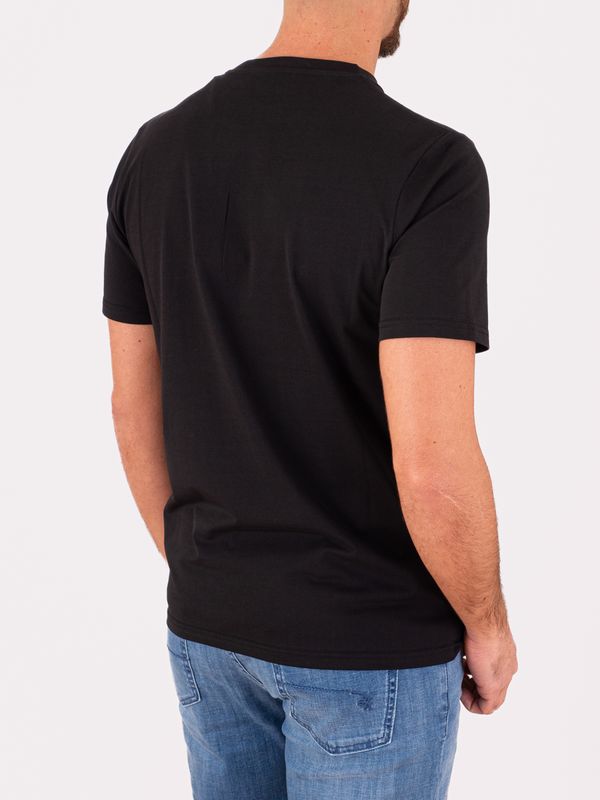 3. Peuterey Men's Crew Neck T-Shirt with Front Logo Black Peuterey peu579699012247