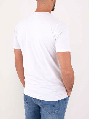3. Peuterey Men's Crew Neck T-Shirt with Front Logo White