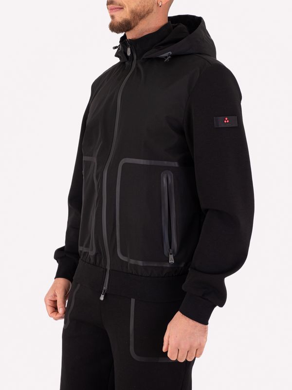 2. Peuterey Men's Jacket with Hood and Zip Closure Black Peuterey peu577701181916