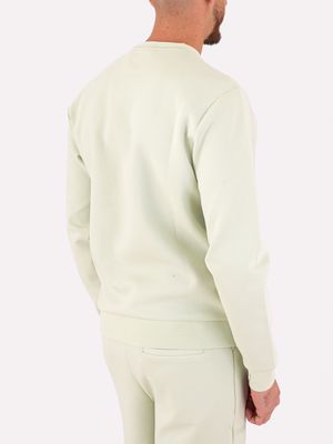 3. Sweat-shirt Peuterey pour homme, col rond, avec poche zippée sur le devant Eau verte