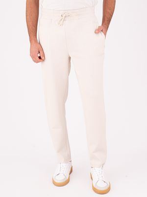 1. Pantalon Peuterey pour homme avec taille élastiquée et cordon de serrage Beige clair