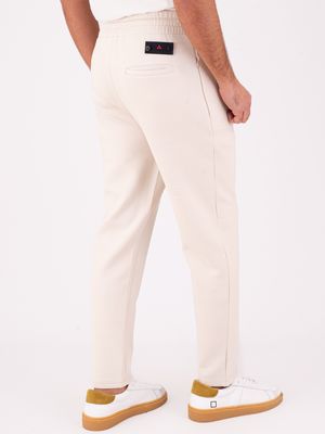 3. Pantalon Peuterey pour homme avec taille élastiquée et cordon de serrage Beige clair