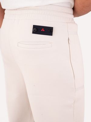 4. Pantalon Peuterey pour homme avec taille élastiquée et cordon de serrage Beige clair