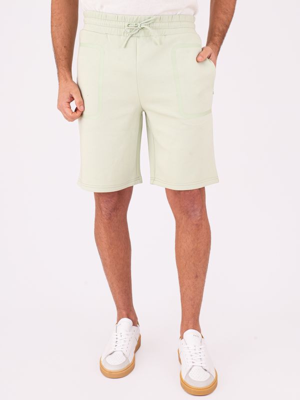 Bermuda Uomo Peuterey con Vita Elasticizzata e Dettagli Tecnici Verde Acqua Peuterey