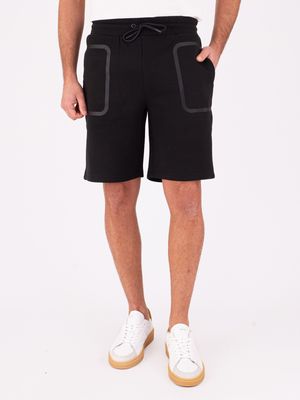 1. Bermuda Uomo Peuterey con Vita Elasticizzata e Dettagli Tecnici Nero