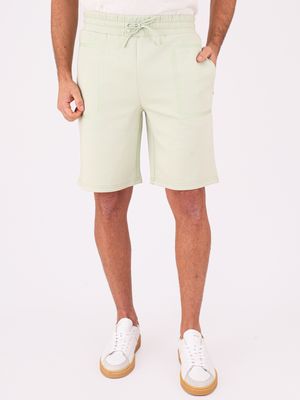 1. Bermuda Uomo Peuterey con Vita Elasticizzata e Dettagli Tecnici Verde Acqua