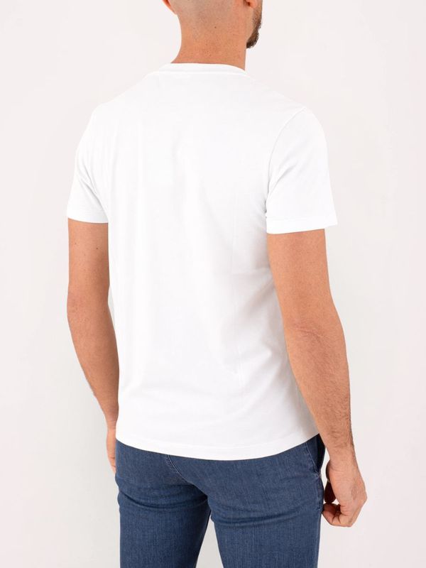 3. T-shirt uomo Peuterey in cotone con logo cucito sul petto Bianco Peuterey peu601199012442