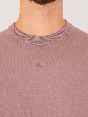 4. Maglia Uomo HUGO Girocollo con Logo Frontale Vinaccia