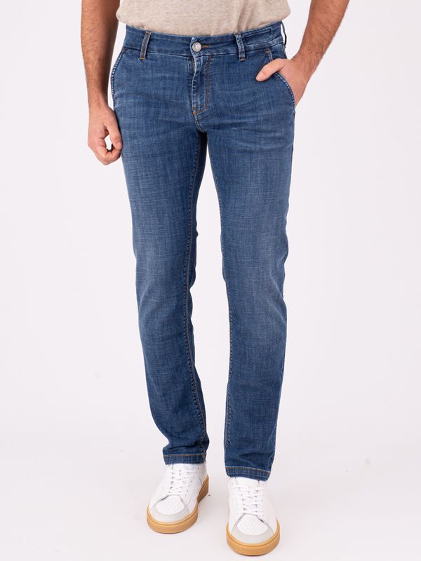 1. Jean slim pour homme Re-Hash en denim Bleu Re-Hash p3213-z52d613