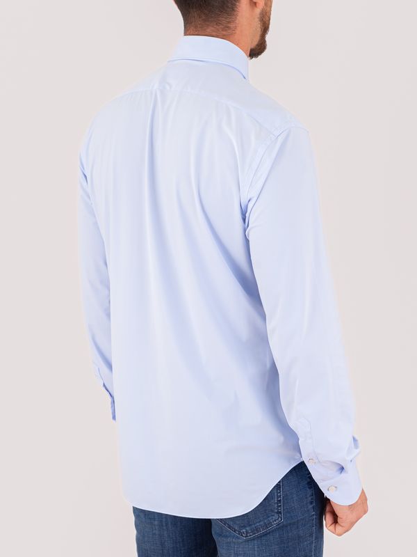 3. Camicia uomo Xacus in tessuto tecnico facile da stirare Evolution- Regular Celeste Xacus 21641.act358ml
