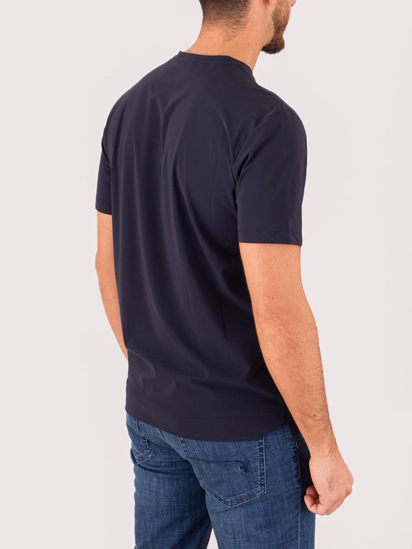 3. Xacus men's T-shirt in technical fabric with an essential design Blue Xacus 21682.act119mm