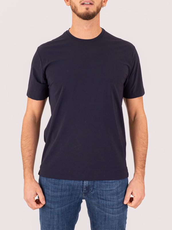 Xacus men's T-shirt in technical fabric with an essential design Blue Xacus