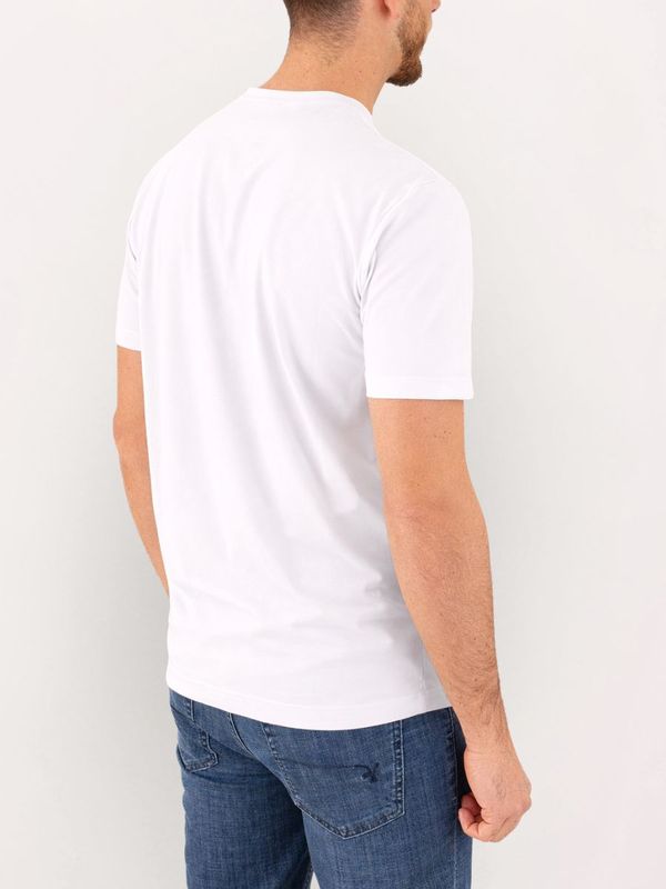 3. Xacus men's T-shirt in technical fabric with an essential design White Xacus 21682.act119mm