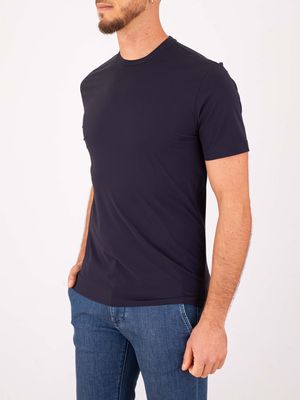2. Xacus men's T-shirt in technical fabric with an essential design Black