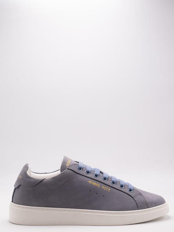 2. Baskets pour homme Manuel Ritz en cuir nubuck avec semelle carrée Bleu grisâtre MANUEL RITZ 4030q510263240