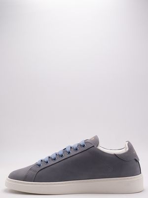 3. Baskets pour homme Manuel Ritz en cuir nubuck avec semelle carrée Bleu grisâtre