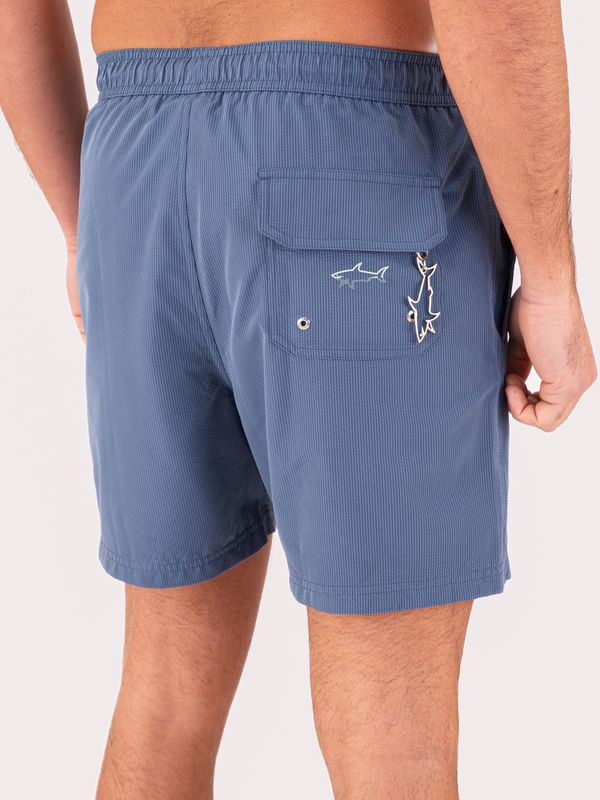 3. Maillot de bain homme Paul&Shark coupe slim en tissu technique Bleu grisâtre PAUL & SHARK 25415061