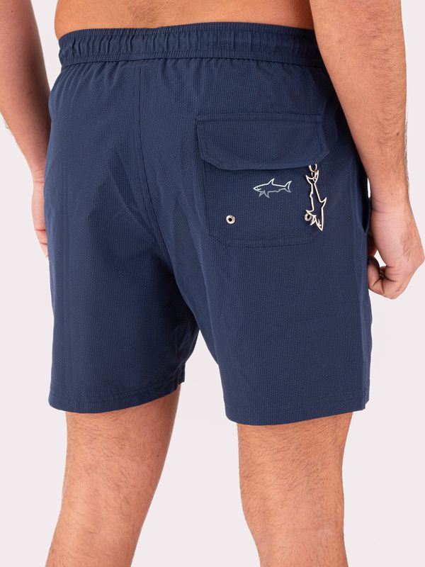 3. Maillot de bain homme Paul&Shark coupe slim en tissu technique Bleu PAUL & SHARK 25415061