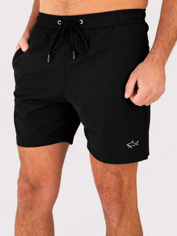 2. Paul&Shark slim-fit men's swimsuit in technical fabric Black PAUL & SHARK 25415061