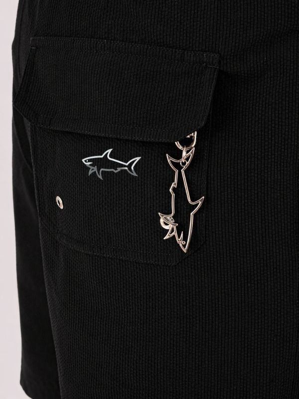 4. Paul&Shark slim-fit men's swimsuit in technical fabric Black PAUL & SHARK 25415061