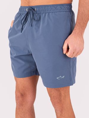 2. Maillot de bain homme Paul&Shark coupe slim en tissu technique Bleu grisâtre