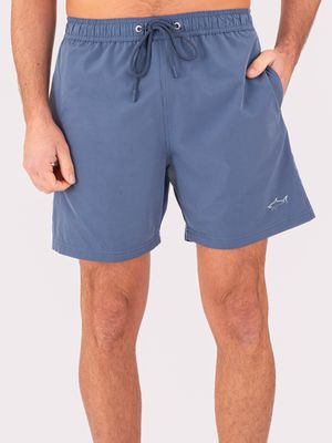 1. Maillot de bain homme Paul&Shark coupe slim en tissu technique Bleu grisâtre