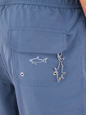 4. Maillot de bain homme Paul&Shark coupe slim en tissu technique Bleu grisâtre
