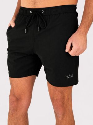 2. Paul&Shark slim-fit men's swimsuit in technical fabric Black