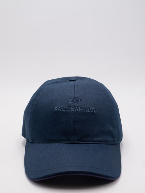 3. Cappello Baseball Uomo Paul&Shark in Cotone con Logo Ricamato Blu PAUL & SHARK 25417119