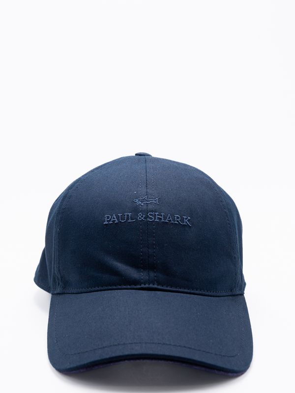 4. Cappello Baseball Uomo Paul&Shark in Cotone con Logo Ricamato Blu PAUL & SHARK 25417119