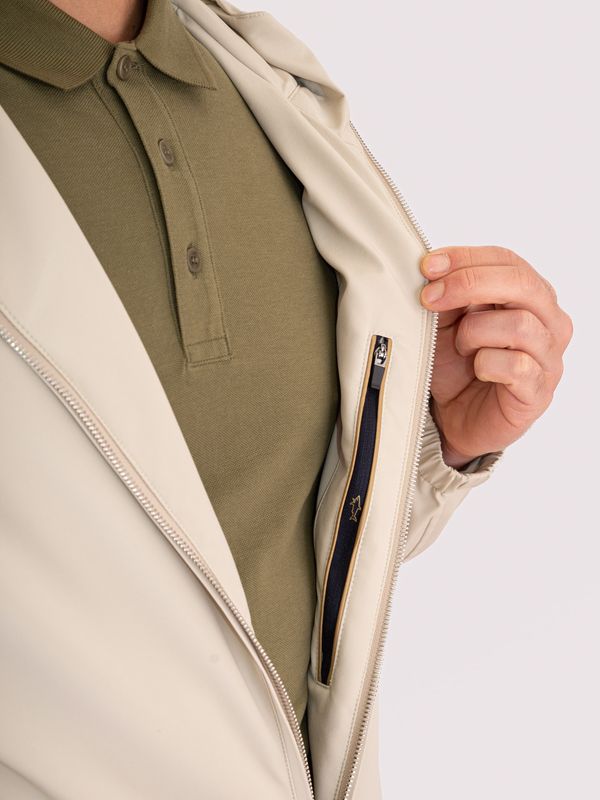 4. Giubbotto Uomo Paul & Shark Slim Fit con Cappuccio Beige PAUL & SHARK 26412188