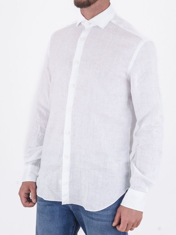 2. Xacus Men's Pure Linen Shirt - Evolution-Regular Fit White Xacus 11297.848ml