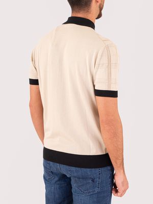 3. Polo en coton pour homme Paolo Pecora Milano avec détails de couleur contrastée Multicolore