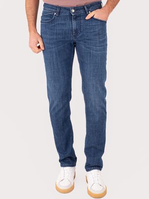 1. Jean slim cinq poches pour homme Re-Hash Bleu