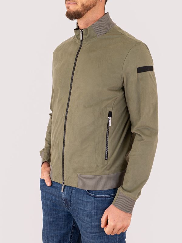 2. Nabucco Jkt Man RRD en micro velours Vert RRD 26019nabuccojkt
