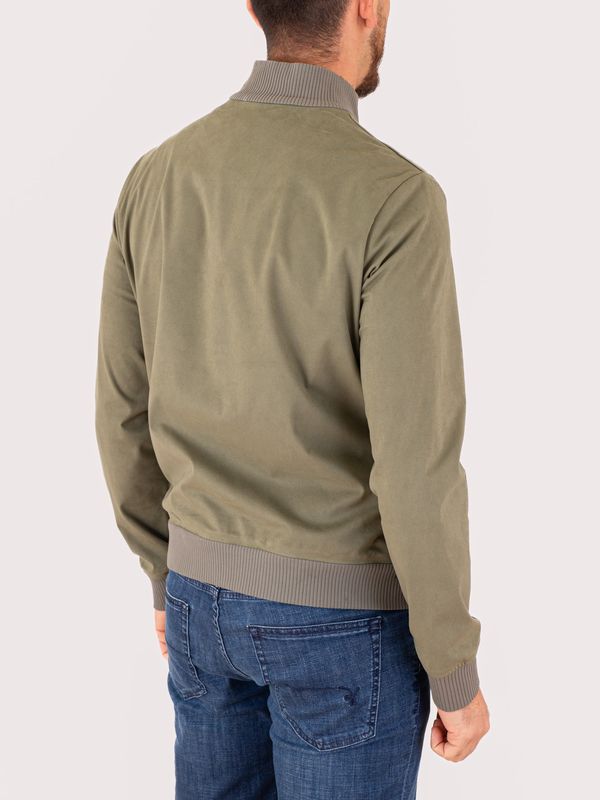 3. Nabucco Jkt Man RRD en micro velours Vert RRD 26019nabuccojkt