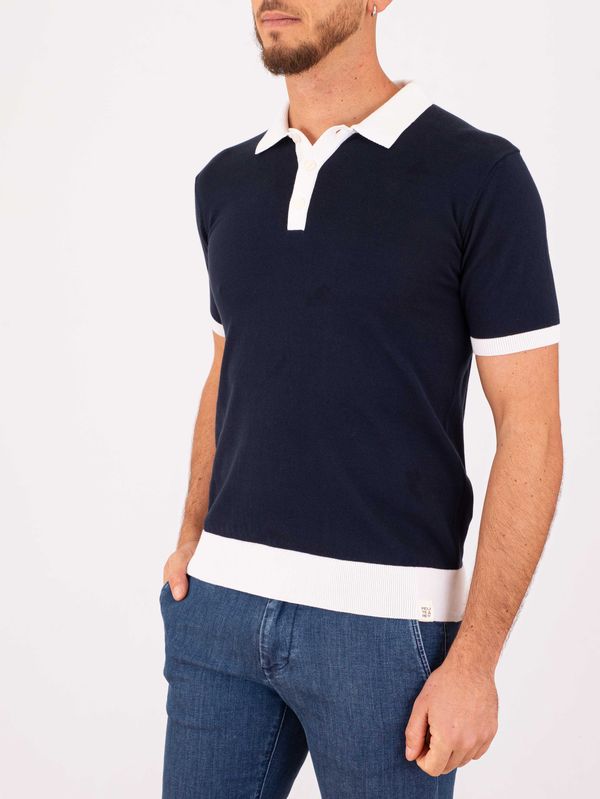 2. Polo uomo Peuterey in cotone con dettagli in contrasto Blu Peuterey peu583399012433