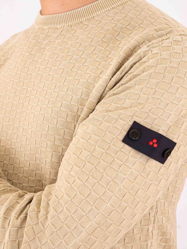 4. Pull en coton Peuterey pour homme, à la texture raffinée et au confort exceptionnel Beige Peuterey peu584599012274