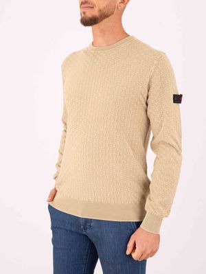 2. Pull en coton Peuterey pour homme, à la texture raffinée et au confort exceptionnel Beige