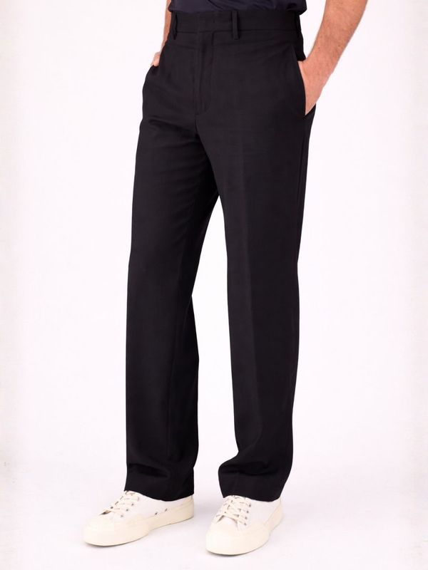 2. Berwich men's trousers in mixed technical fabric Black Berwich p19lucanolongfluid01