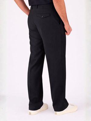 3. Berwich men's trousers in mixed technical fabric Black