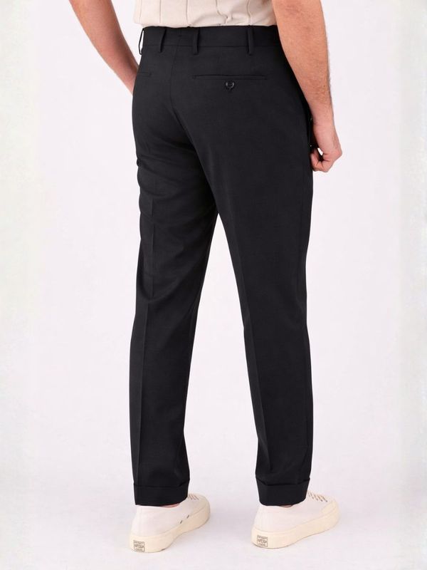 3. Men's Berwich trousers in cool wool with a clean cut Black Berwich pu19retromz1460