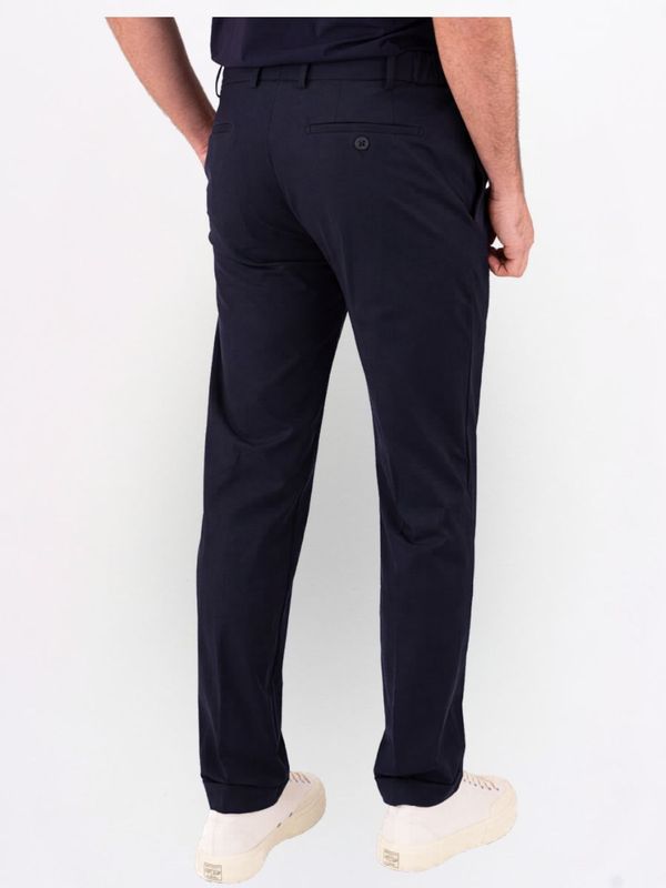 3. Berwich men's trousers in technical fabric with front pleats Navy Berwich pu19xretromg1751x